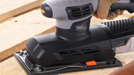 Tacklife Orbital Sheet Sander | $21 | Amazon | Promo code XCKUDPPW